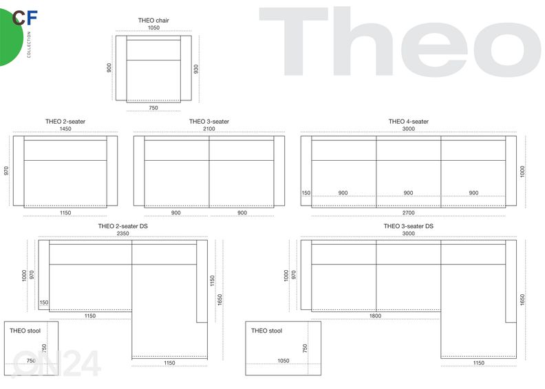 Кресло Theo с перьевой подушкой увеличить