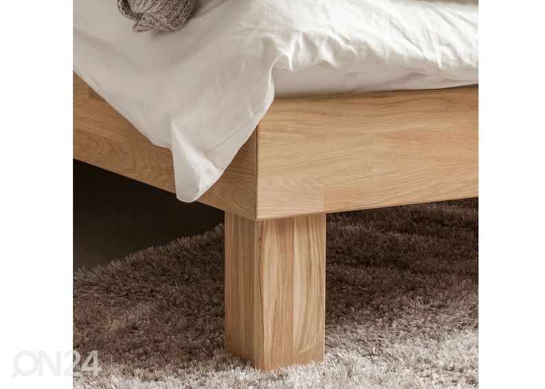 Кровать из массива дуба Judith 140x200 cm, белое масло увеличить