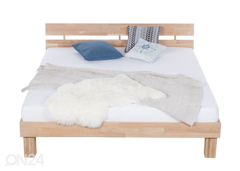 Кровать из массива дуба Judith 160x200 cm, белое масло увеличить