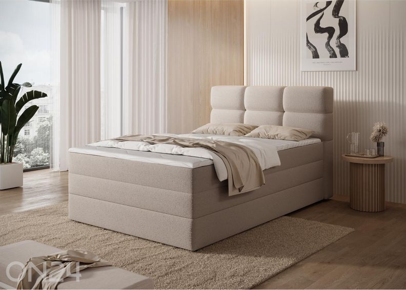 Кровать континентальная Kasped с ящиком для хранения 140x200 см увеличить