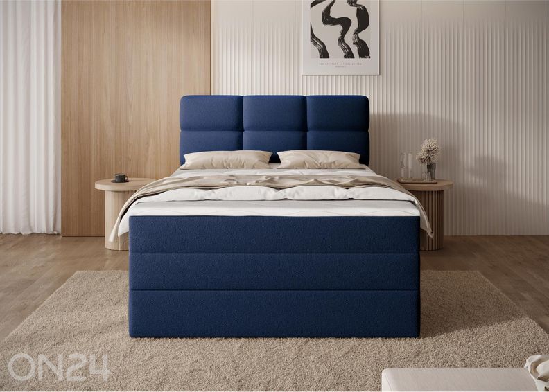 Кровать континентальная Kasped с ящиком для хранения 140x200 см увеличить