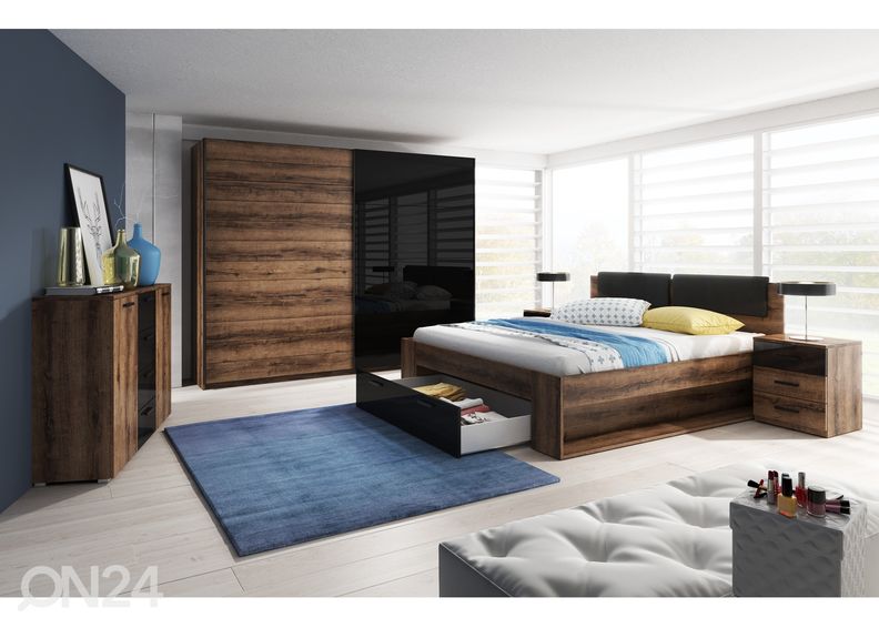 Кровать с ящиками 140x200 cm увеличить