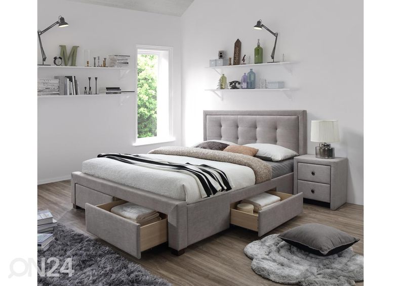 Кровать с ящиками 160x200 cm увеличить