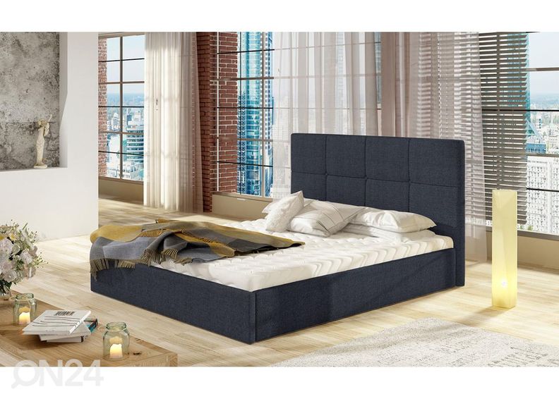Кровать с ящиком для белья 160x200 см увеличить