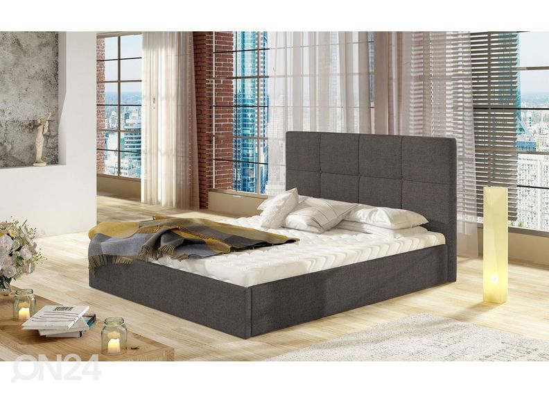 Кровать с ящиком для белья 160x200 см увеличить