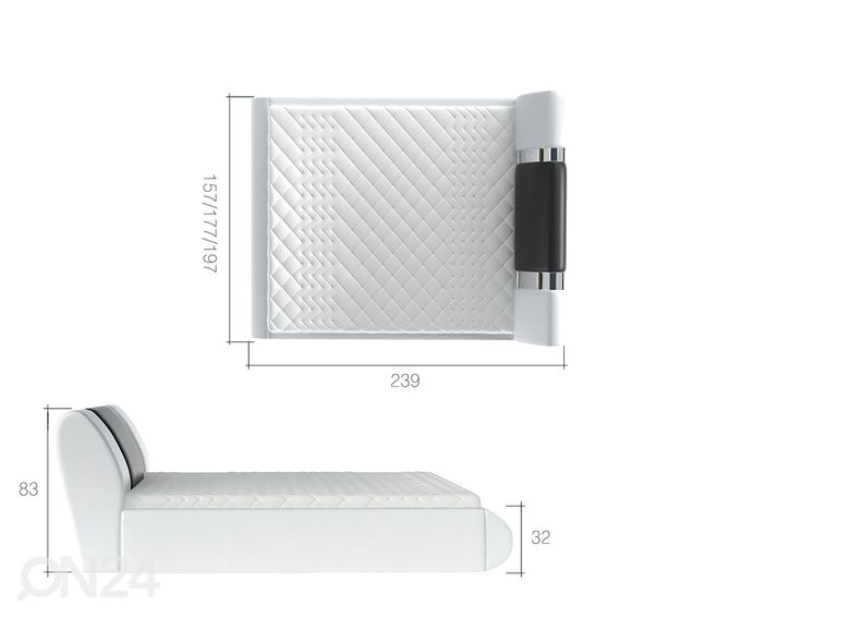 Кровать с ящиком 140x200 cm увеличить