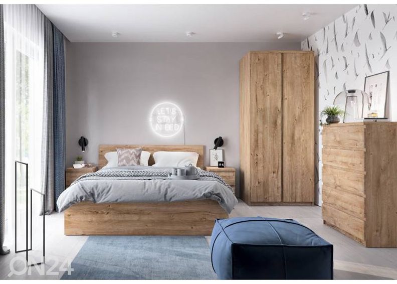 Кровать с ящиком Fribo 140x200 cm увеличить