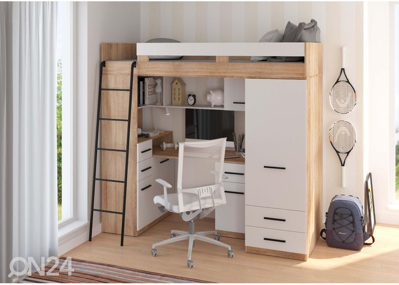 Кровать-чердак Castle VI 80x200 cm увеличить