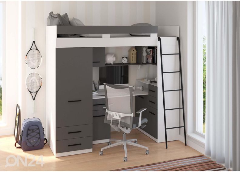 Кровать-чердак Castle VI 80x200 cm увеличить