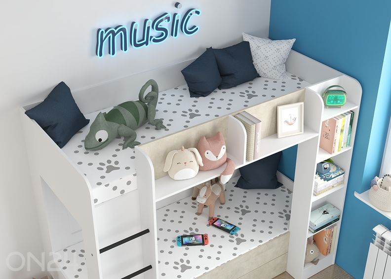 Кровать-чердак Everest 80x200 см увеличить