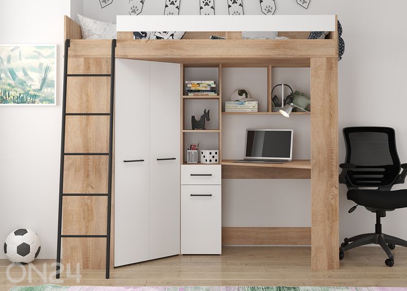 Кровать-чердак Floor 80x200 см увеличить