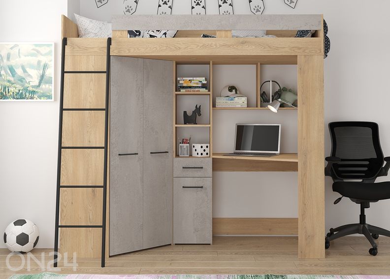 Кровать-чердак Floor 80x200 см увеличить