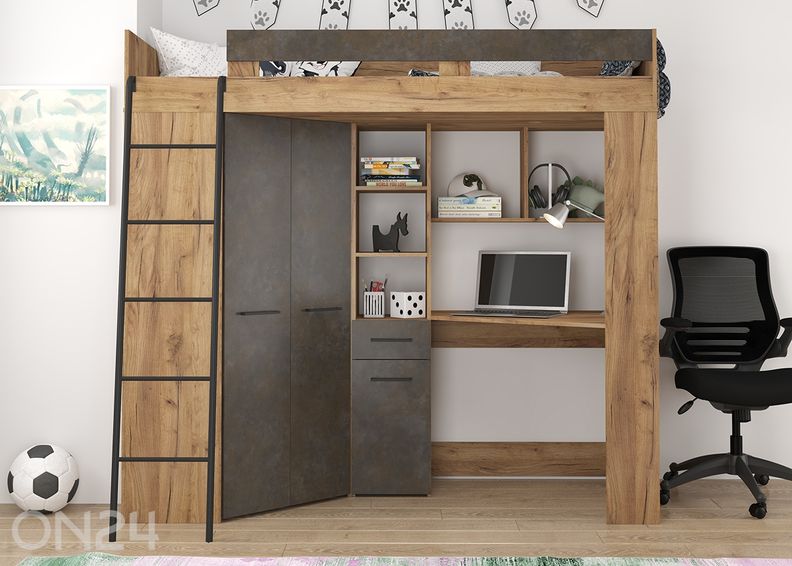 Кровать-чердак Floor 80x200 см увеличить