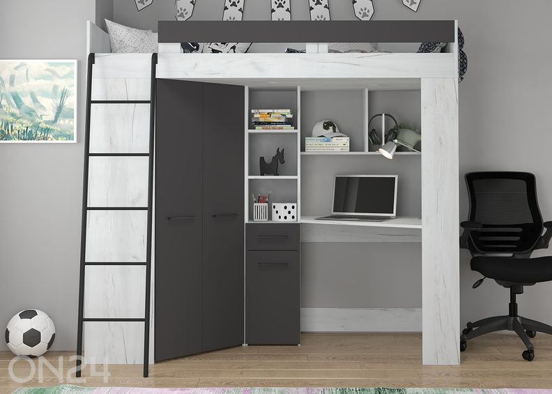 Кровать-чердак Floor 80x200 см увеличить