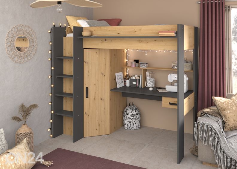 Кровать-чердак Heavy 90x200 cm увеличить