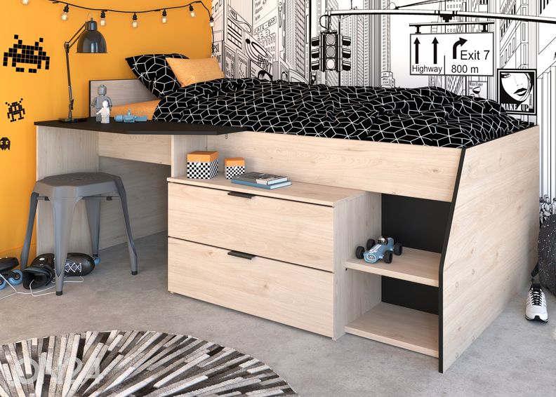 Кровать-чердак Milky 90x200 cm увеличить