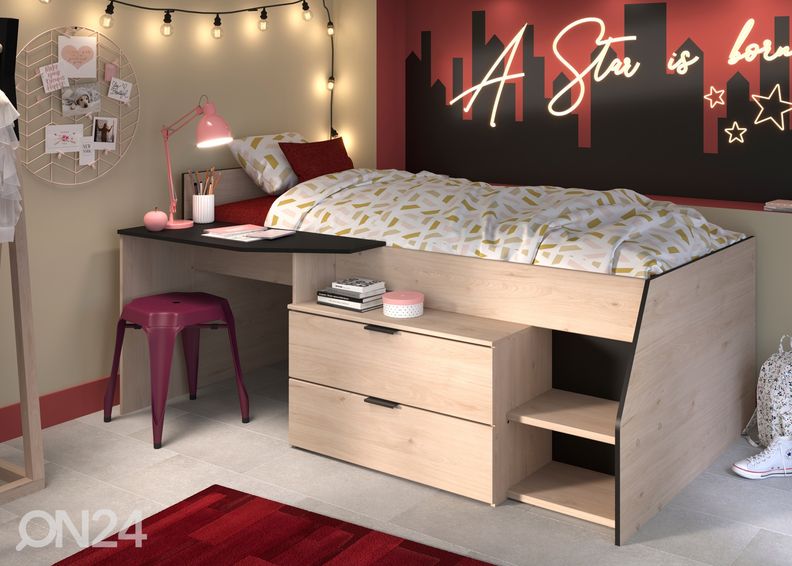 Кровать-чердак Milky 90x200 cm увеличить