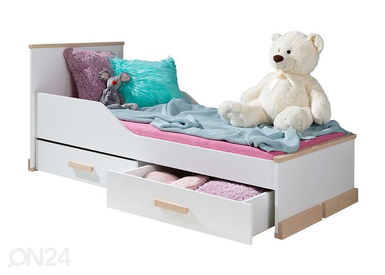 Кровать 90x200 cm + ящики кроватные увеличить