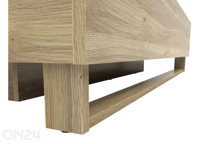 Кровать Dalva со светодиодной подсветкой и бельевым ящиком 160х200 см увеличить