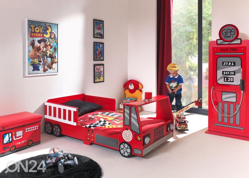 Кровать Fire Truck 70x140 cm увеличить
