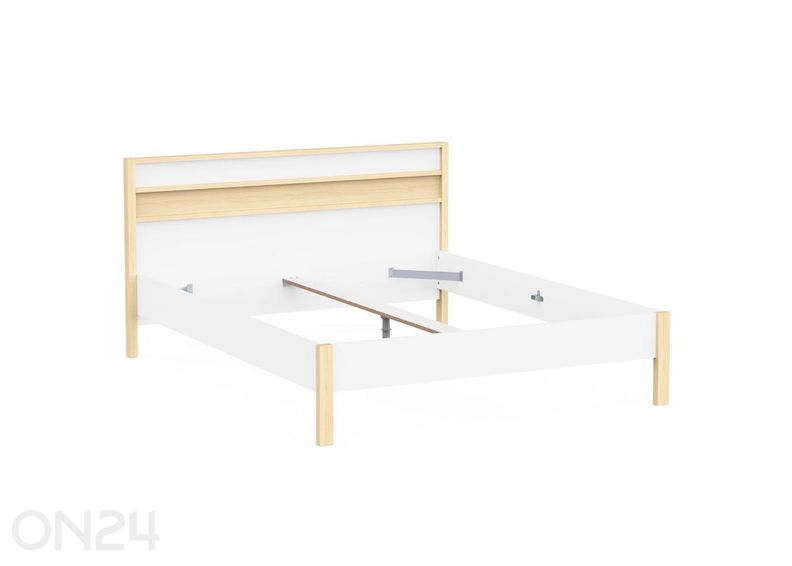 Кровать Heva 160×200, дуб виченца/белый увеличить