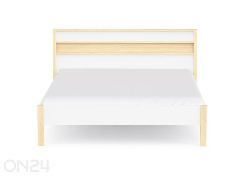 Кровать Heva 160×200, дуб виченца/белый увеличить