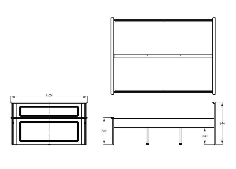Кровать Hugo 140x200 cm увеличить