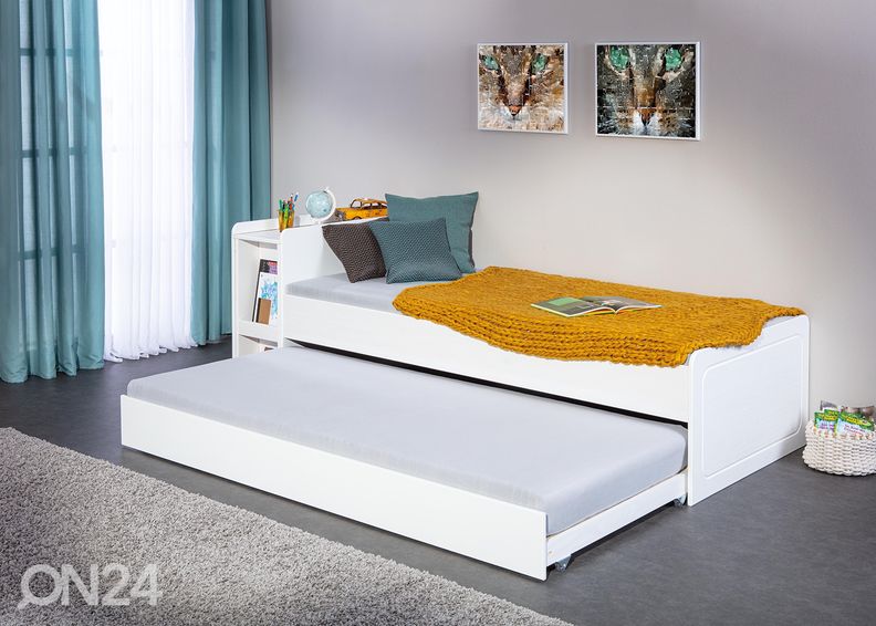 Кровать Negras 90x200 cm, белый увеличить