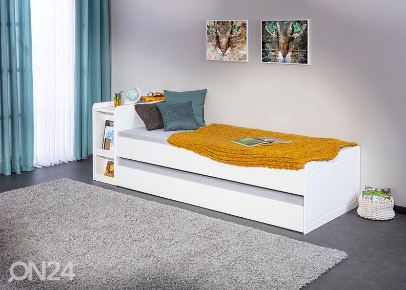 Кровать Negras 90x200 cm, белый увеличить