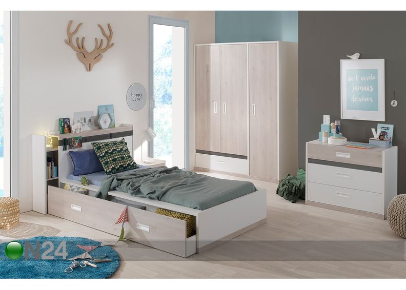 Кровать Tiago 90x200 cm увеличить