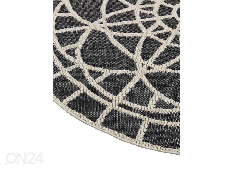 Круглый коврик Tondo Ecru Black Ø194 cm увеличить