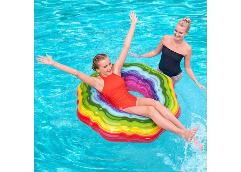 Круг для плавания Bestway Rainbow, 115 см увеличить