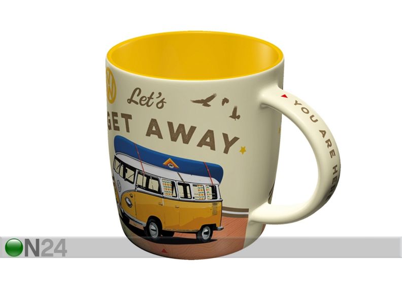 Кружка VW Bulli Let's Get Away увеличить