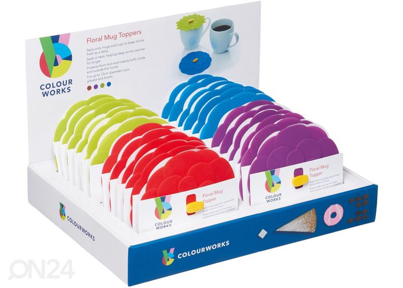 Крышка из силикона Colourworks 13 см увеличить