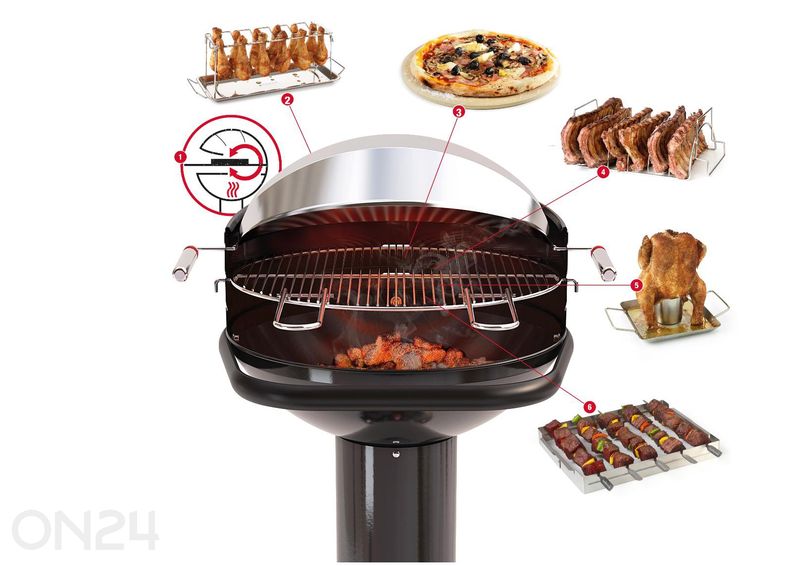 Крышка-рефлектор для угольного гриля Barbecook Dome Ø 43 см увеличить
