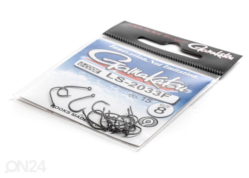 Крючок Gamakatsu 2033F s8 15 шт увеличить