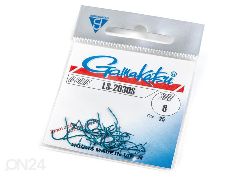 Крючок Gamakatsu Ls-2036S s8 25 шт увеличить