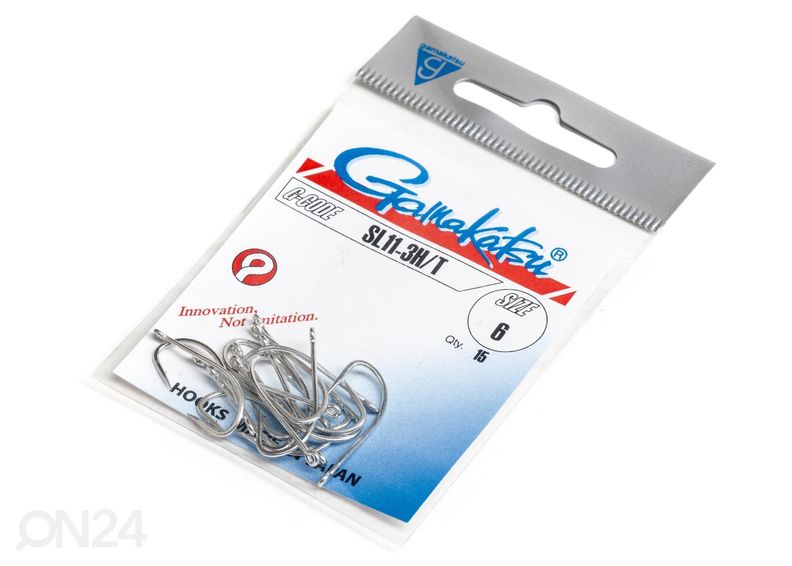 Крючок Gamakatsu SL11-3H/T s4 12 шт увеличить