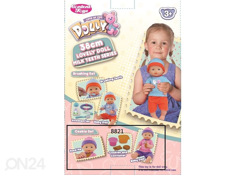 Кукла с первыми зубками 38cm увеличить