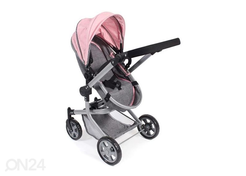 Кукольная коляска Chic Mika серый/розовый увеличить