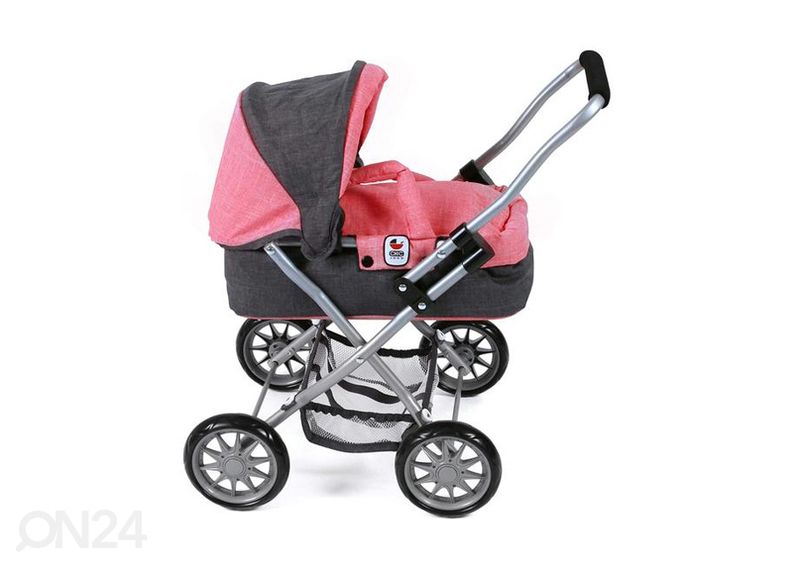 Кукольная коляска Chic Smarty, серая /темно-розовая увеличить