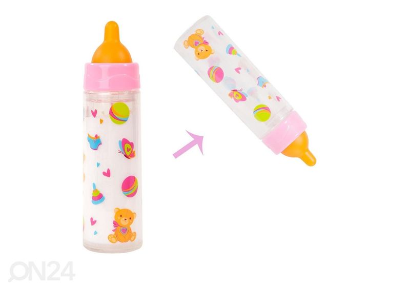 Кукольные аксессуары бутылочка, подгузник и соска увеличить