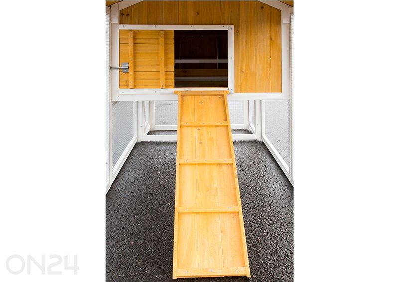 Курятник увеличить