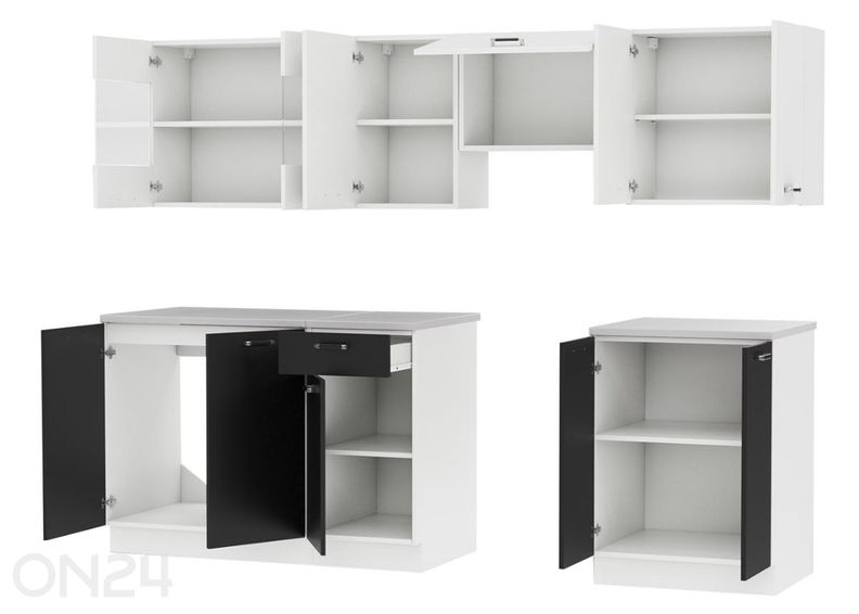 Кухня Omega II 240 см + LED увеличить