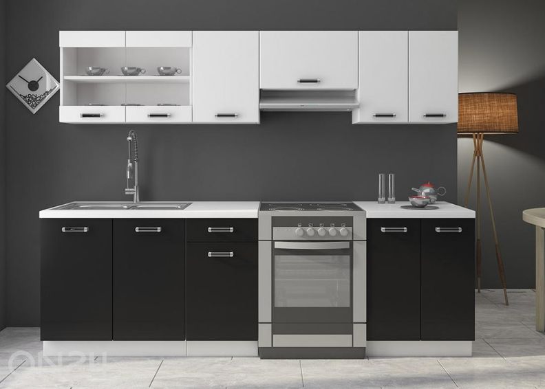 Кухня Omega II 240 см + LED увеличить