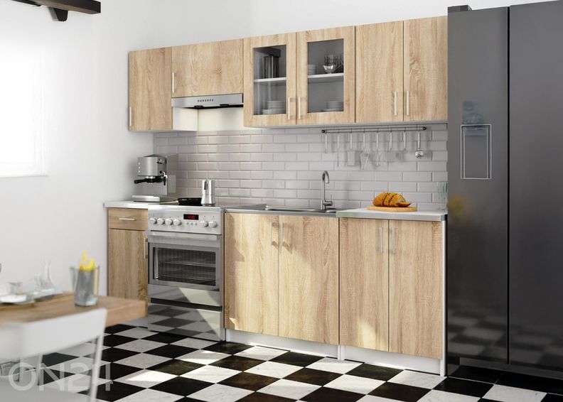 Кухонная мебель 240 cm увеличить