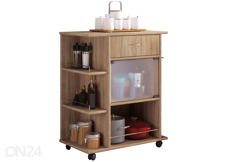 Кухонная полка на колёсах Pocis 65 cm увеличить