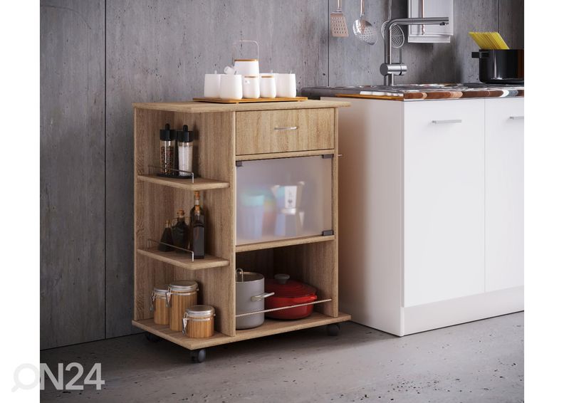 Кухонная полка на колёсах Pocis 65 cm увеличить