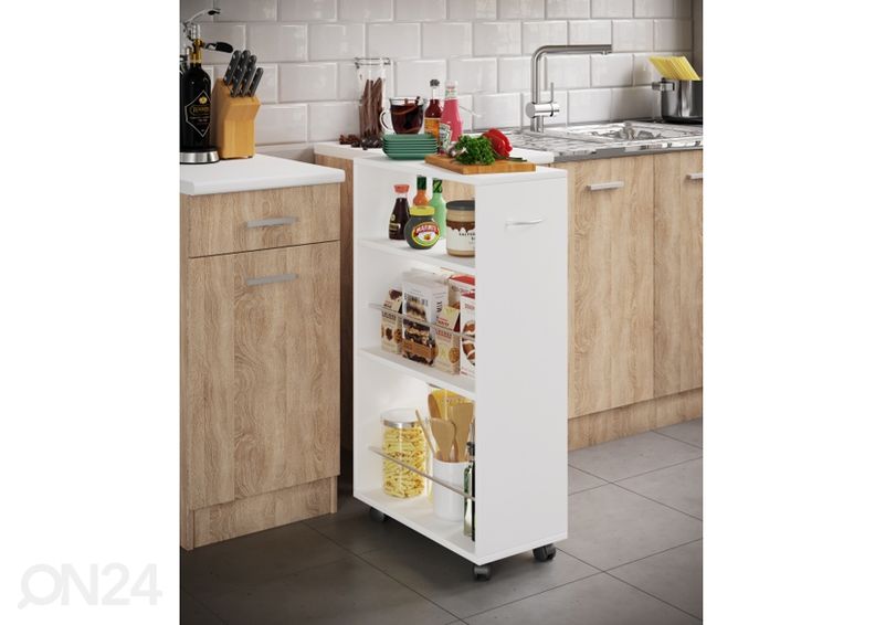 Кухонная полка на колёсах Tusal 25 cm увеличить