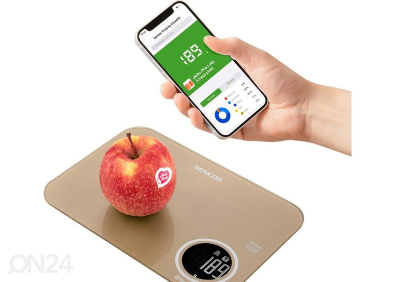 Кухонные весы с подключением Bluetooth Sencor SKS7077CH увеличить